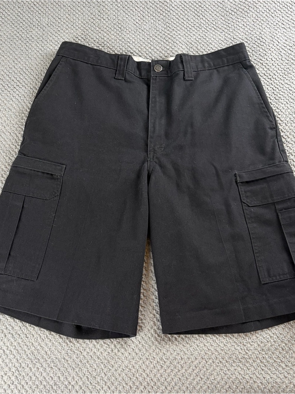 Dickies Black Cargo Work Shorts 34